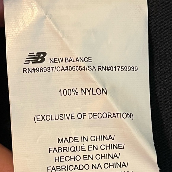 New Balance Wide Leg Crop Pants Thick Knit High Rise Pockets Retro Black Medium - Picture 7 of 8